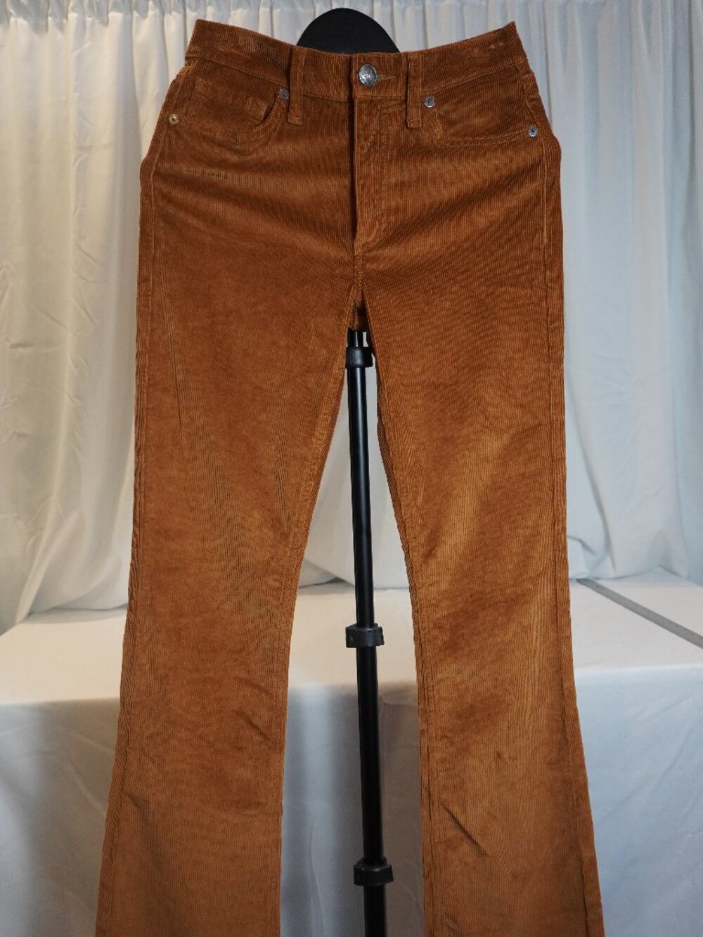 rag & bone “The Peyton” Mid-Rise Bootcut Corduroy Pants Women’s Size 24 NWT